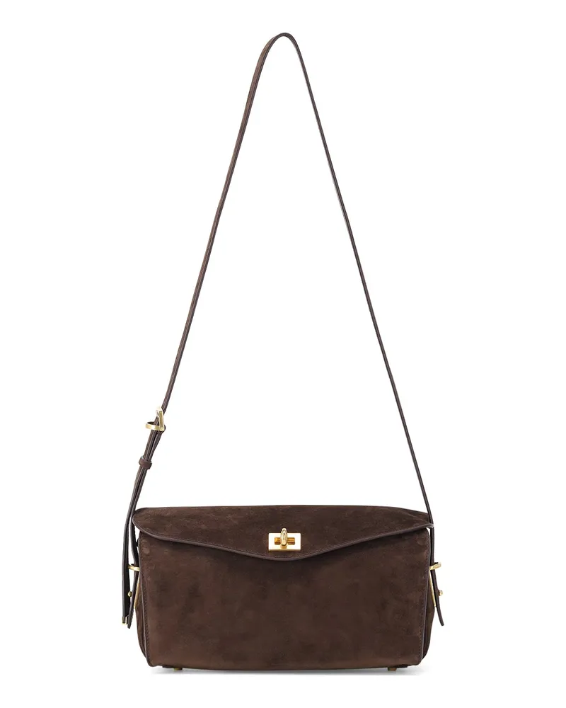 Balenciaga Handtasche Le 7 Medium Braun