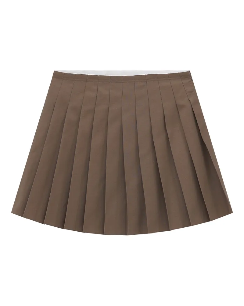 Maison Margiela Minirock aus Wollmix Braun