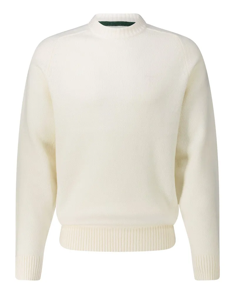 Barbour Pullover Newtown aus Wolle Creme