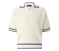 Poloshirt im Häkeldesign