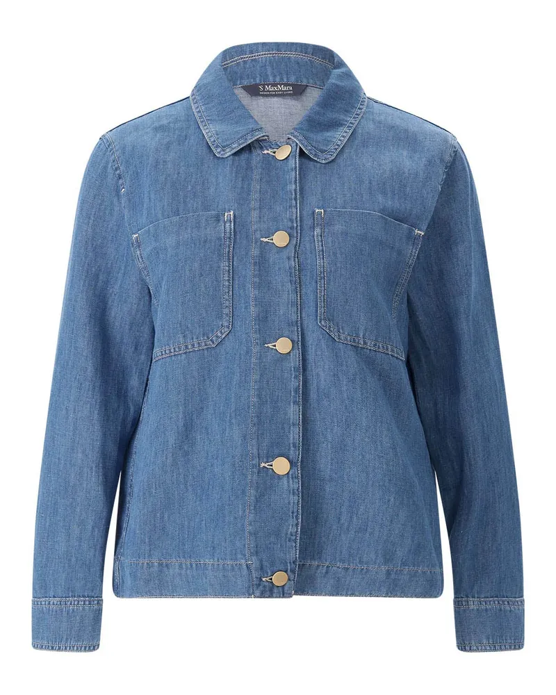 Max Mara Jeansjacke Galante Blau