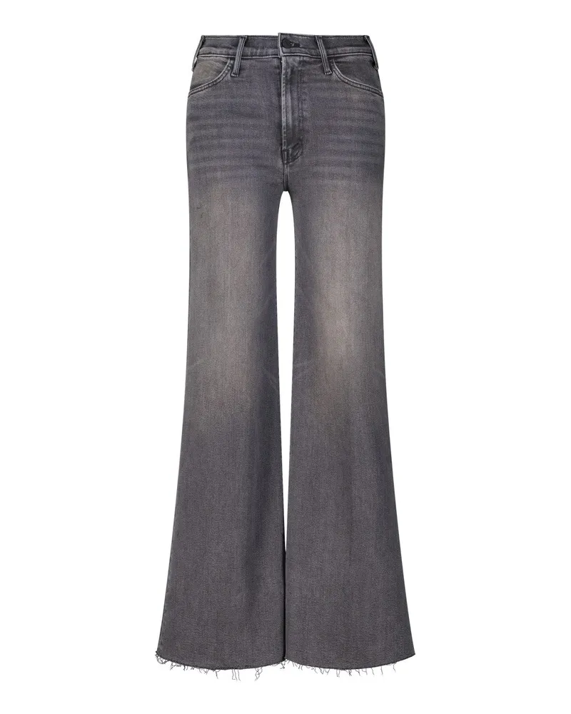 Mother Weite Jeans The Hustler Dunkelgrau