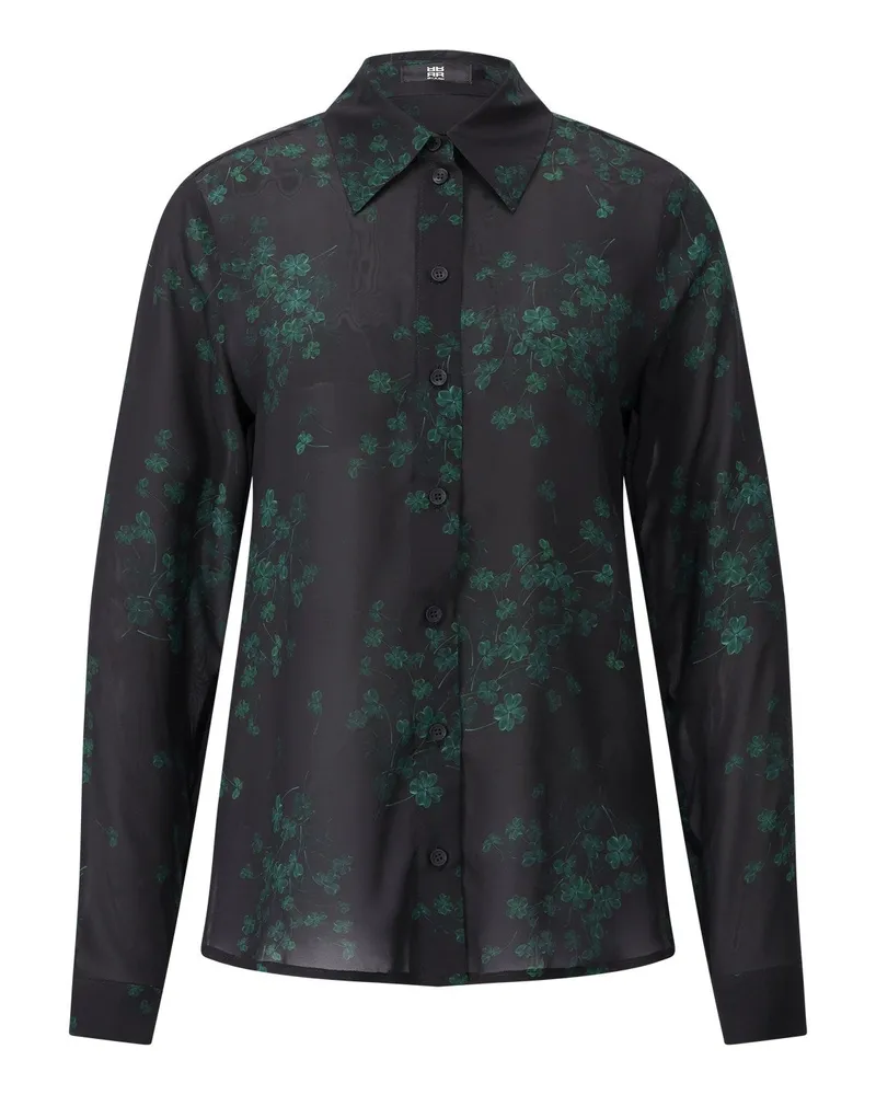 Riani Bluse mit Print Schwarz