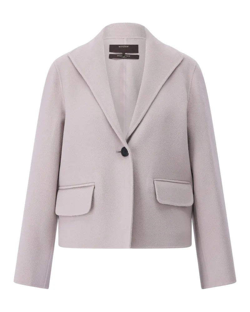 windsor. Jacke aus Schurwolle Rosa