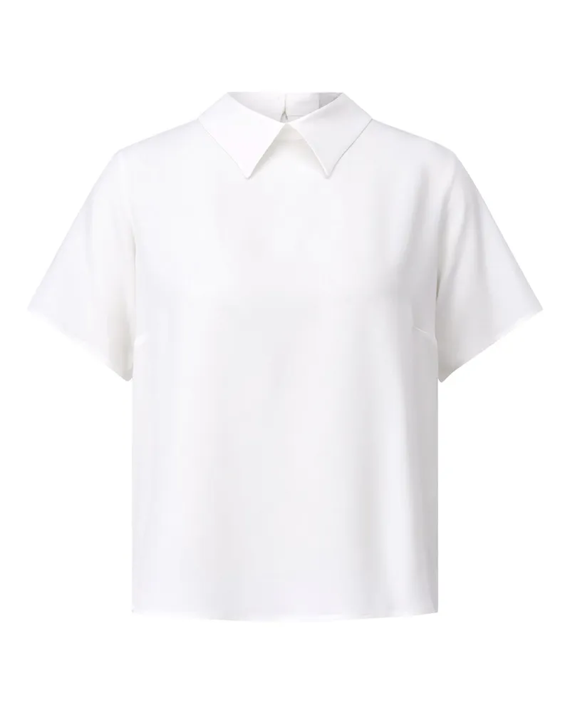 Riani Blusenshirt mit Hemdkragen Weiß