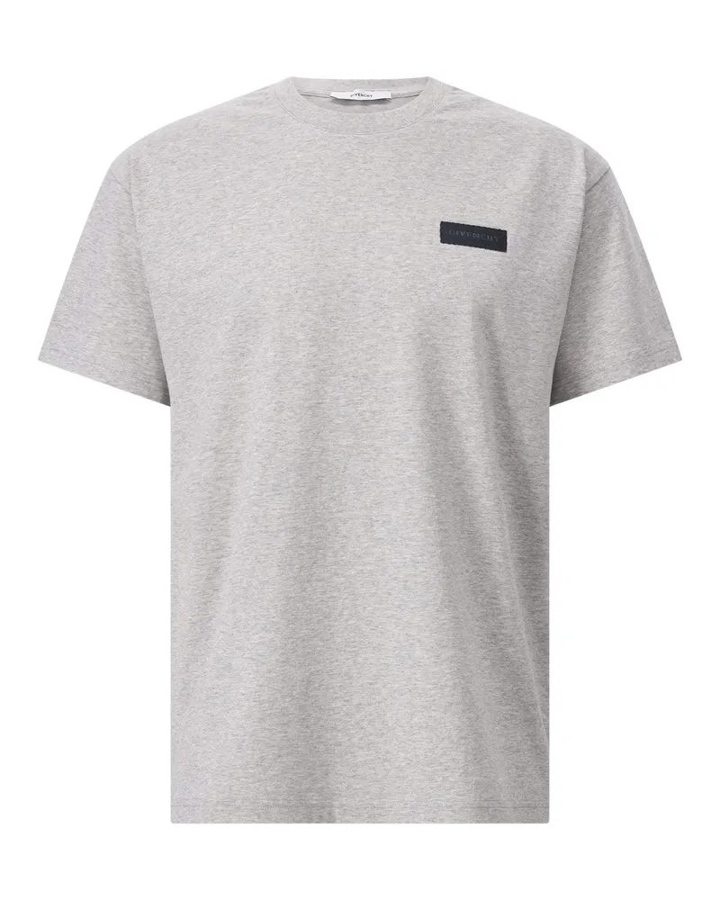 Givenchy T-Shirt mit Logo Grau