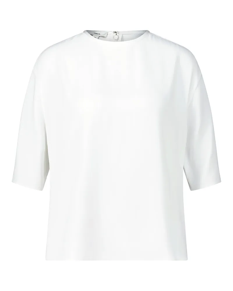 Vince Klassisches Blusenshirt Dolman Weiß