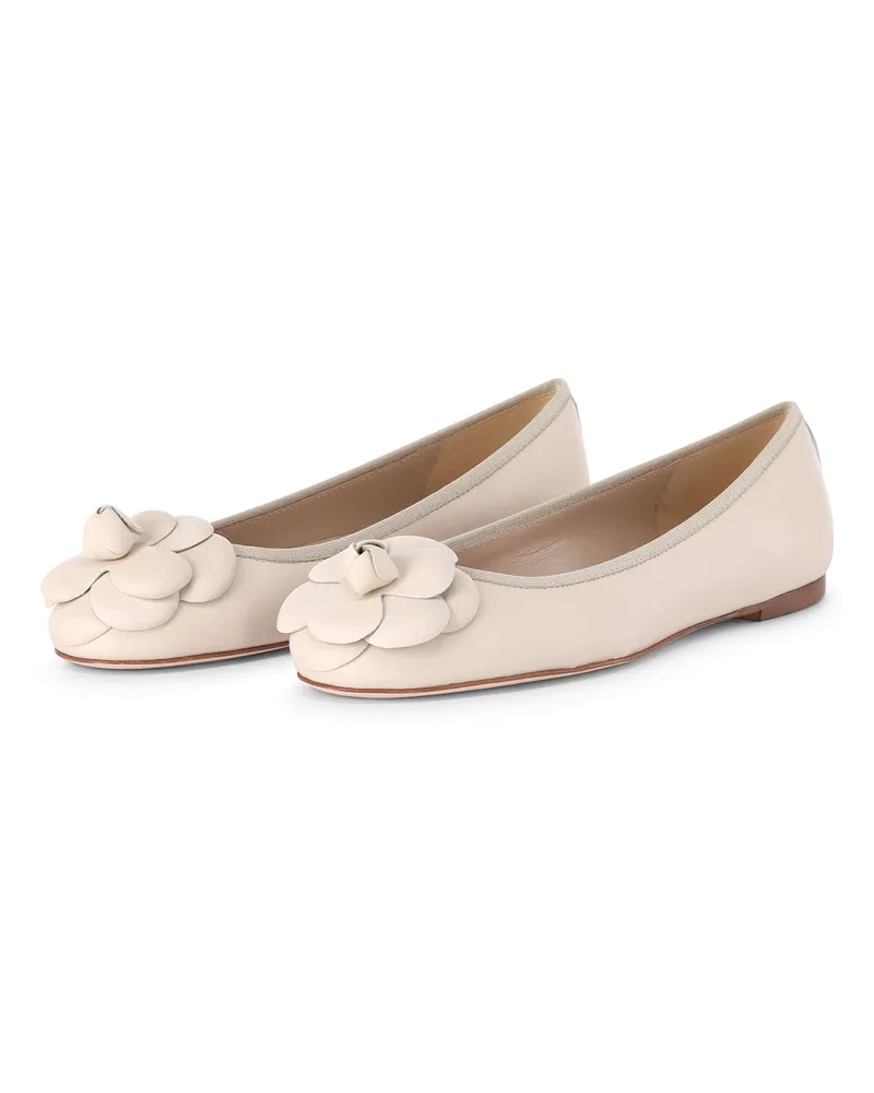 Fabio Rusconi Ballerinas Camelia aus Leder Creme