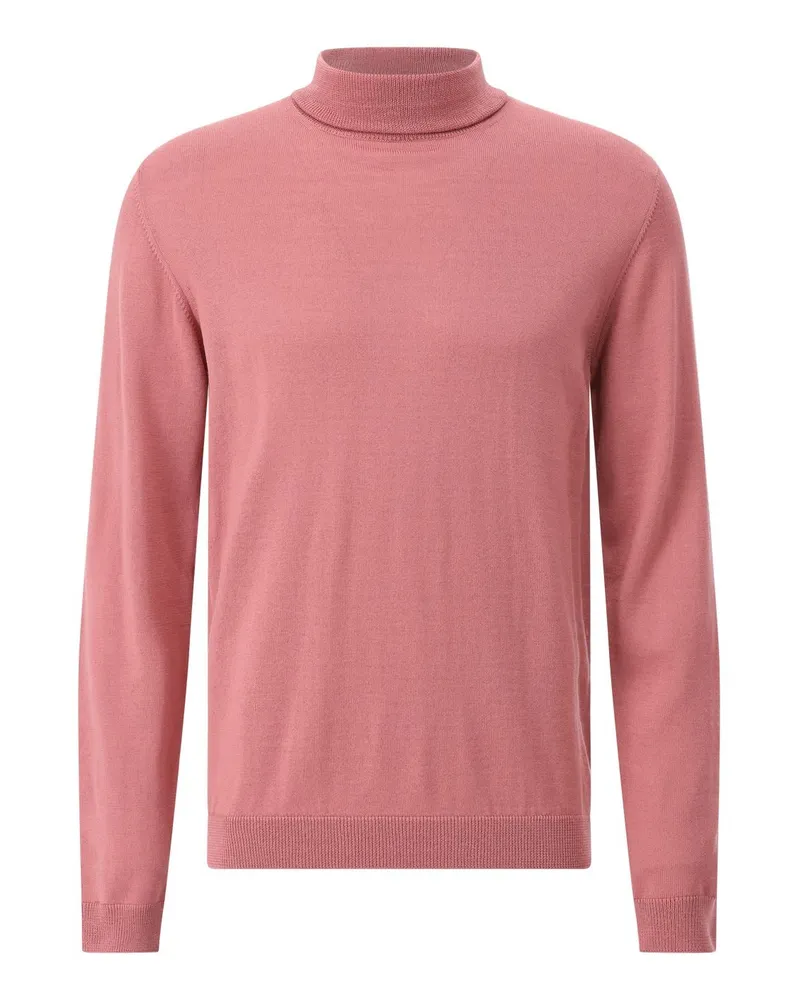 Roberto Collina Rollkragenpullover aus Wolle Rosa