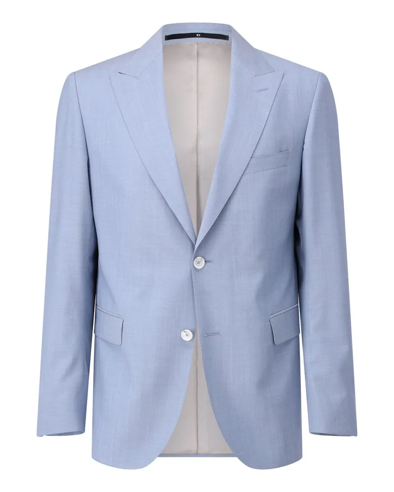 Dressler Sakko Safir aus Schurwolle Hellblau