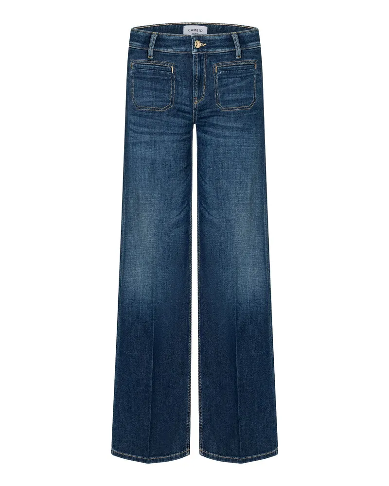 Cambio Wide-Leg Jeans Tess Dunkelblau