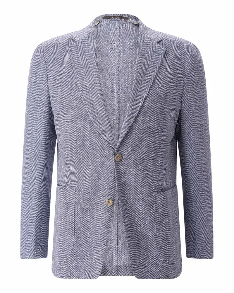 windsor. Sakko aus Baumwoll-Mix Blau