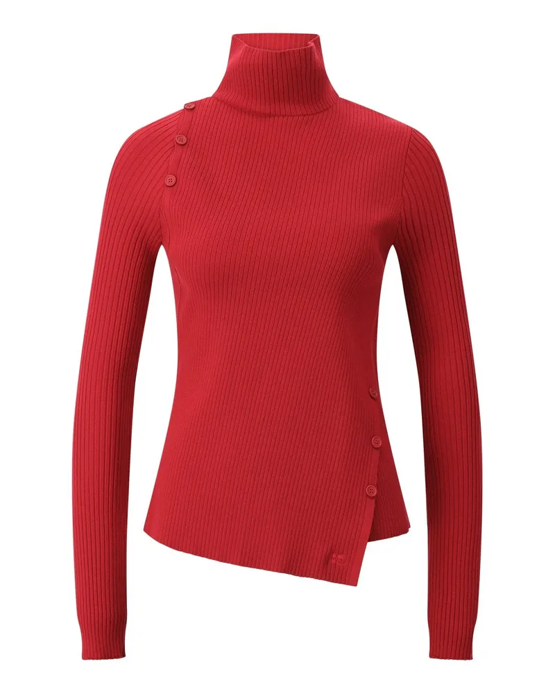 Courrèges Pullover mit Stehkragen Rot
