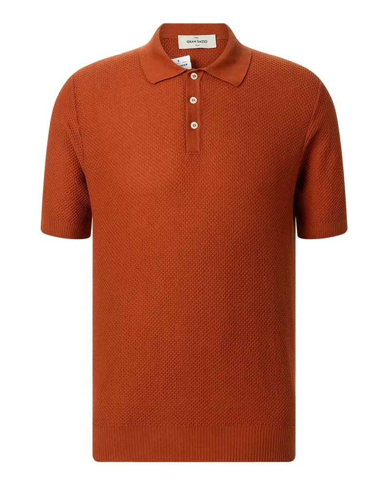 Gran Sasso Poloshirt aus Baumwollstrick 005