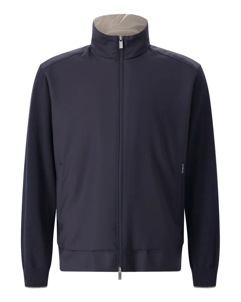 Paul & Shark Jacke aus Wolle Dunkelblau