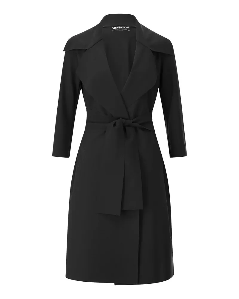 Chiara Boni Lange Jacke Casave Schwarz