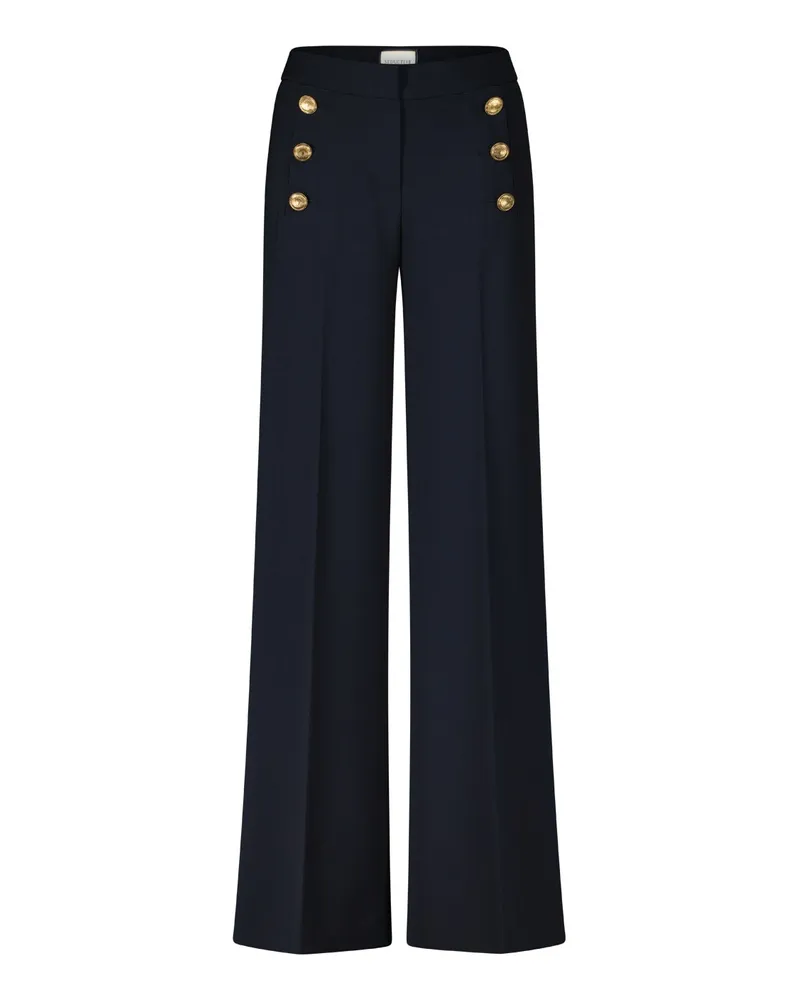 SEDUCTIVE  Marlenehose Bridget mit Knöpfen Dunkelblau