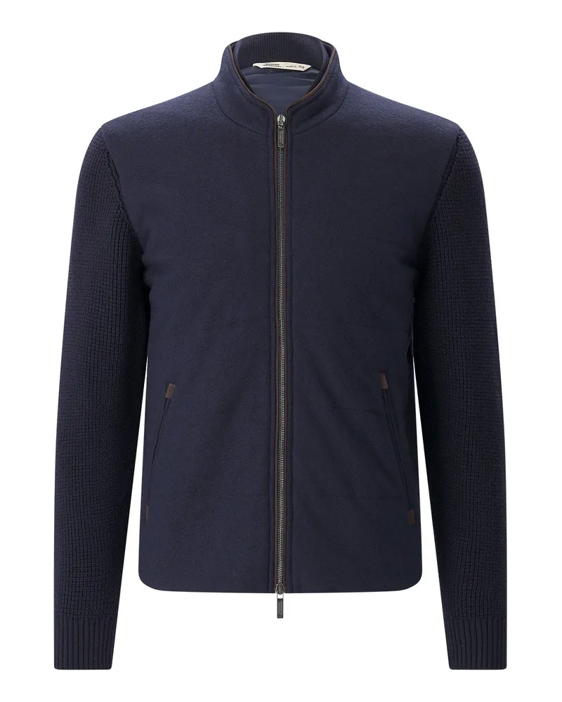 Maurizio Baldassari Blouson aus Merinowolle Navy