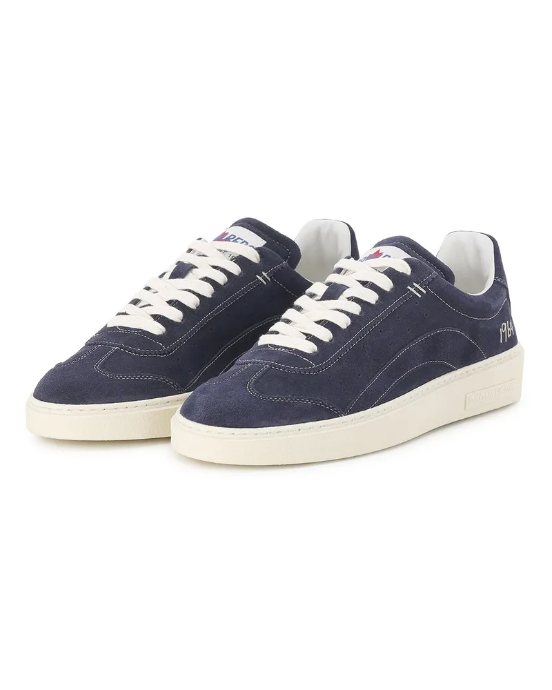 Dsquared2 Sneaker aus Veloursleder Dunkelblau