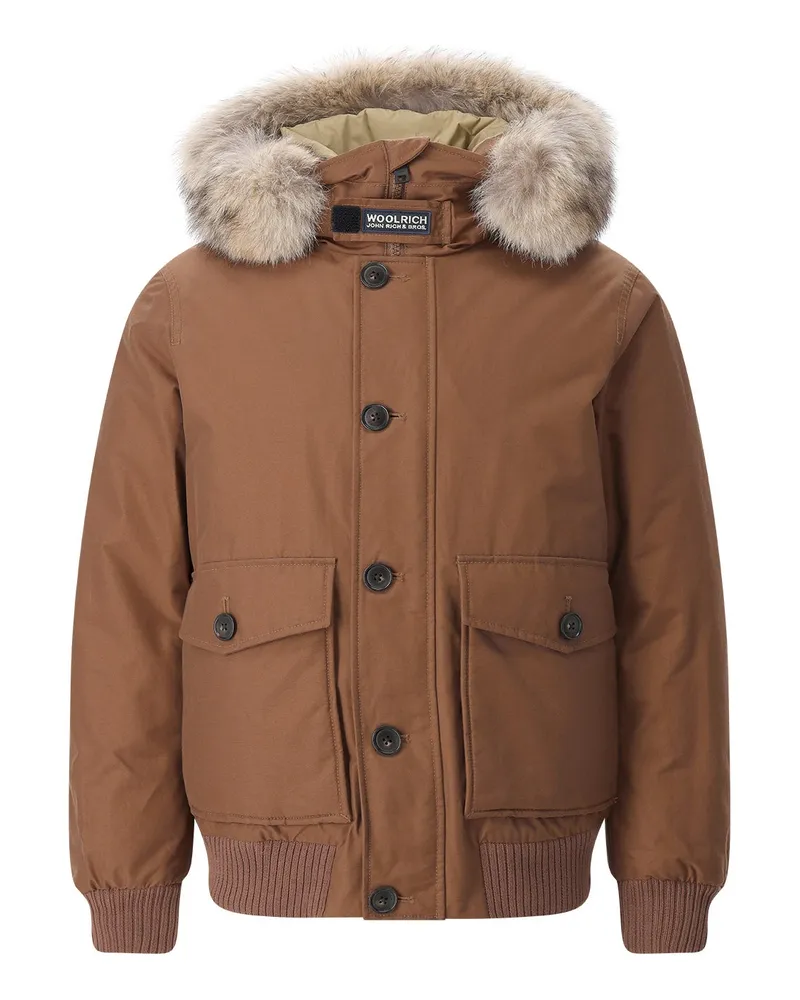 Woolrich Bomberjacke mit Daunen Braun