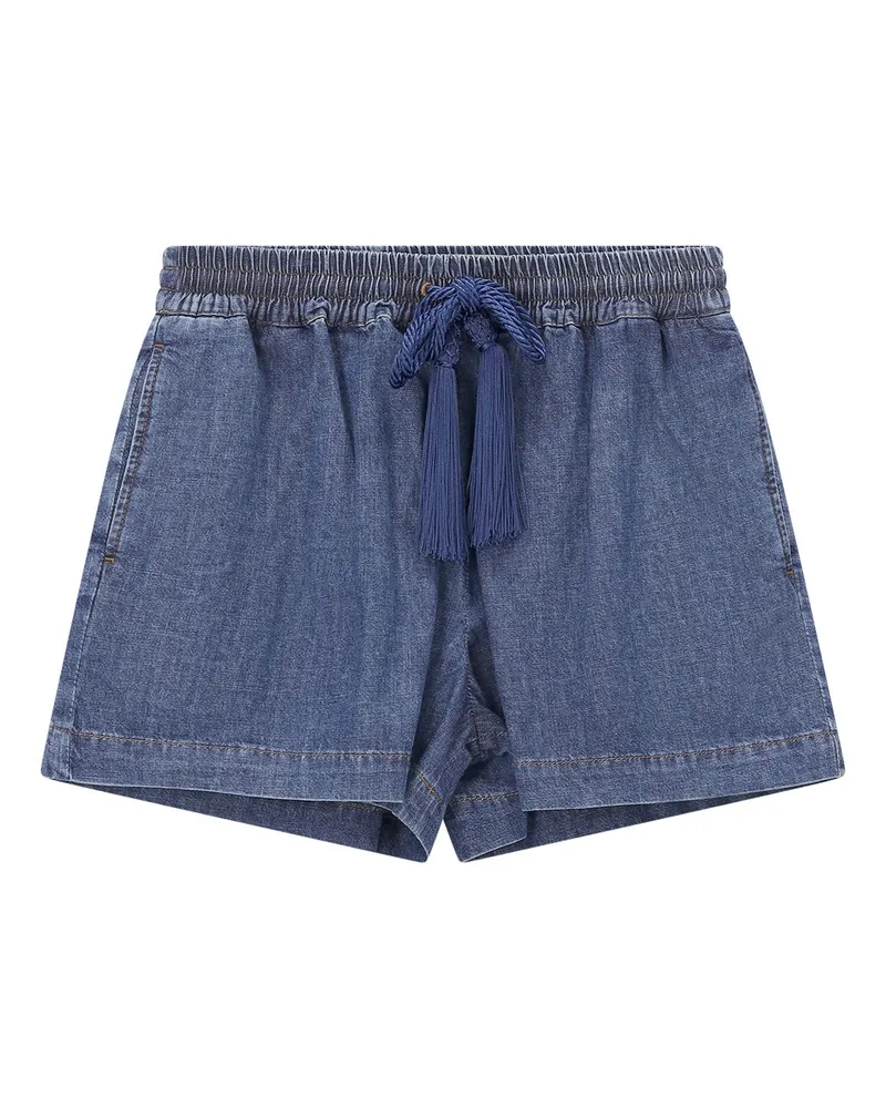 Valentino Garavani Shorts aus Baumwolle Blau