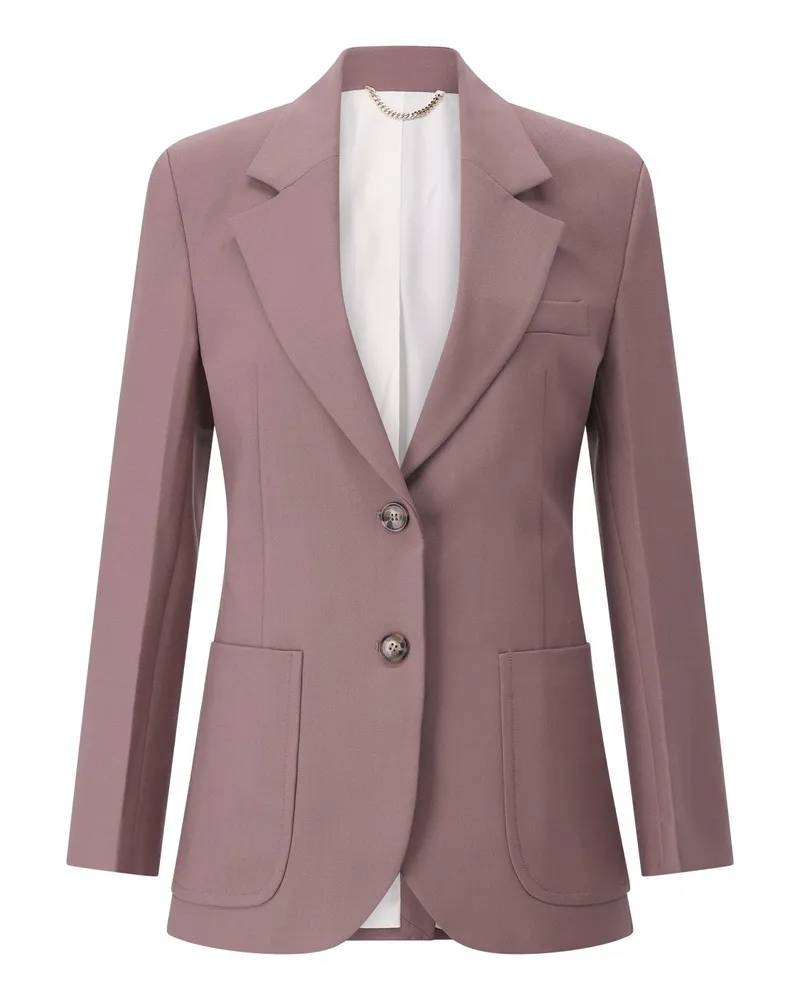 Victoria Beckham Blazer aus Woll-Mix Lila