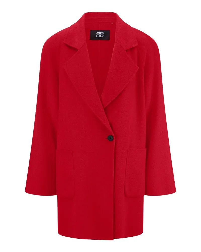 Riani Mantel aus Woll-Mix Rot