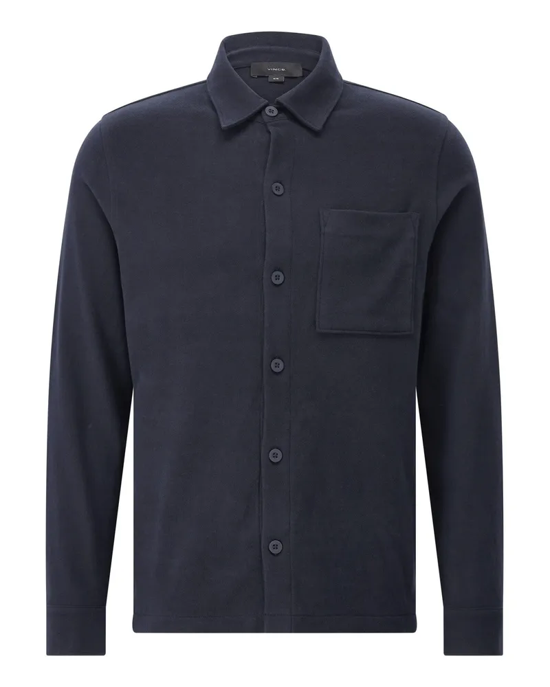 Vince Overshirt aus Baumwolle Navy