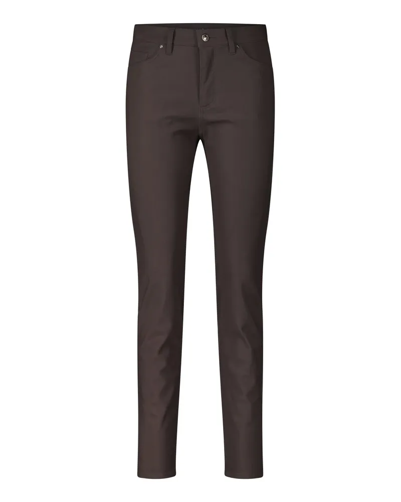 RAFFAELLO ROSSI  Slim-Fit Stoffhose Suzy Dunkelbraun