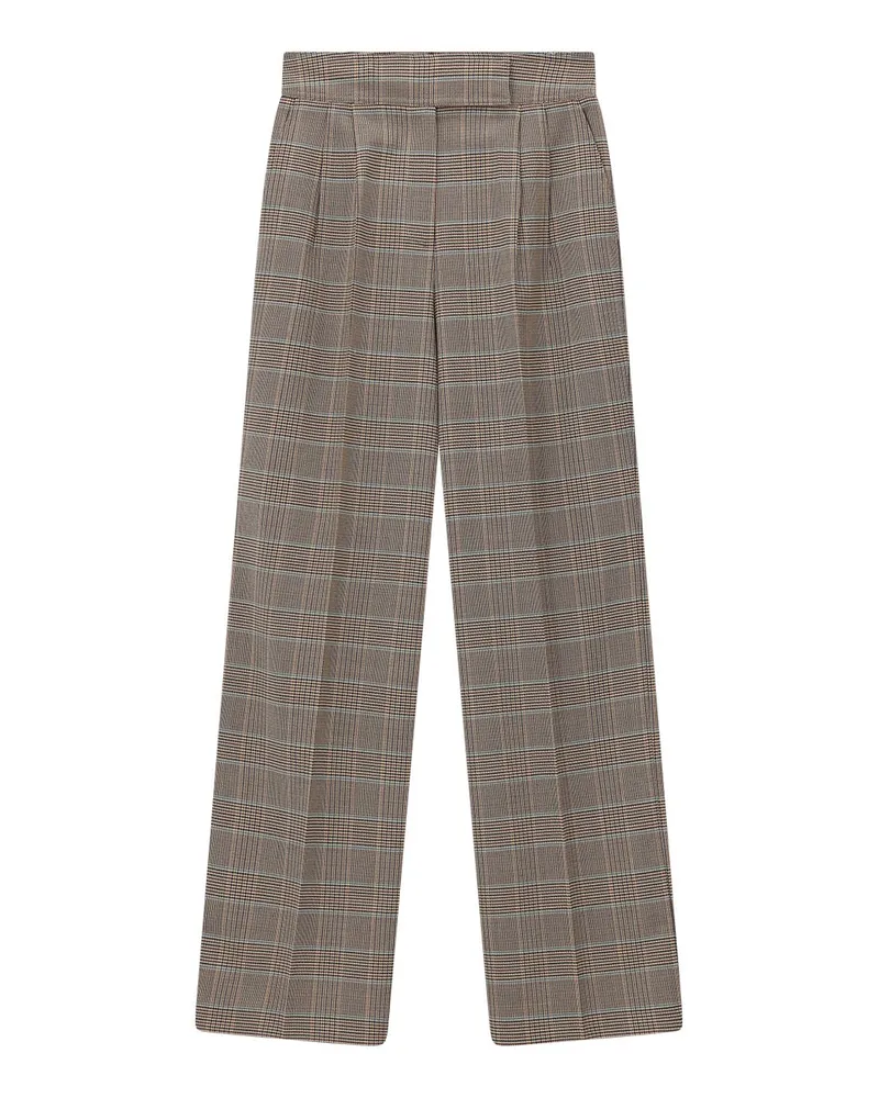 Etro Stoffhose aus Wolle Beige