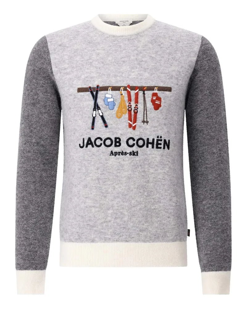 Jacob Cohën Pullover Aprés Ski Collection Grau