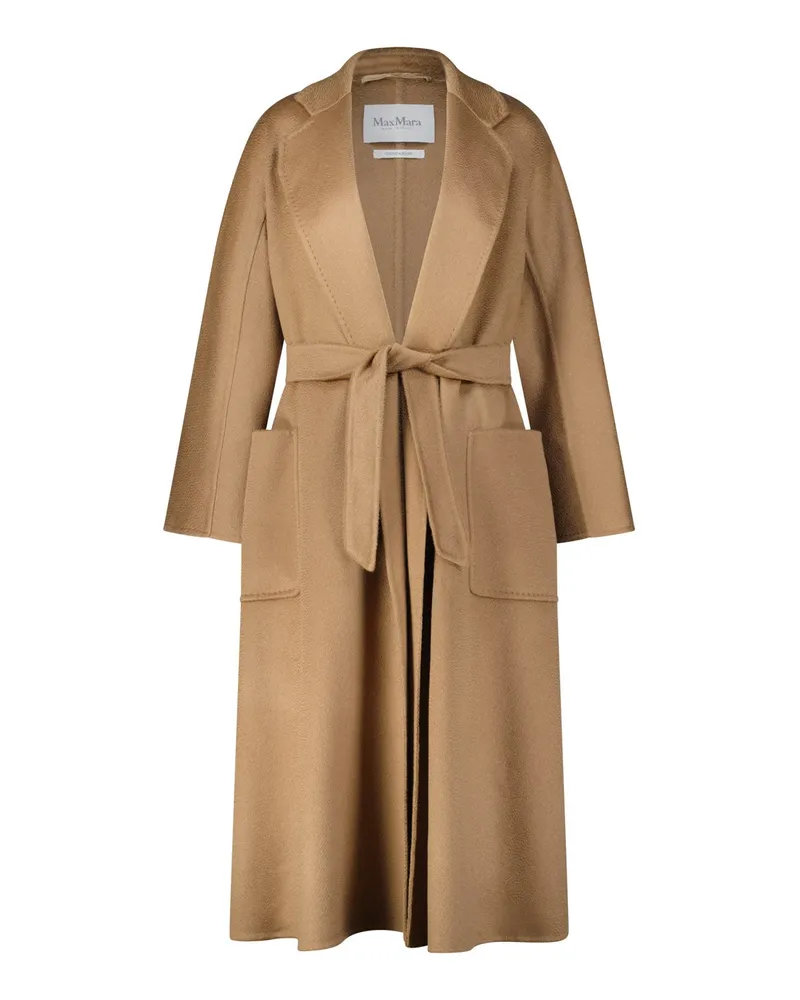Max Mara Ludmilla Icon Coat aus Kaschmir Hellbraun
