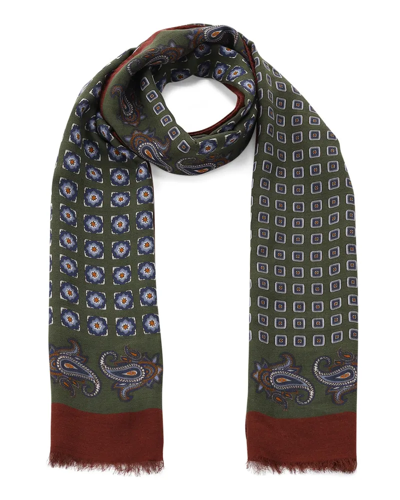 Altea Schal mit Paisley-Muster Grün