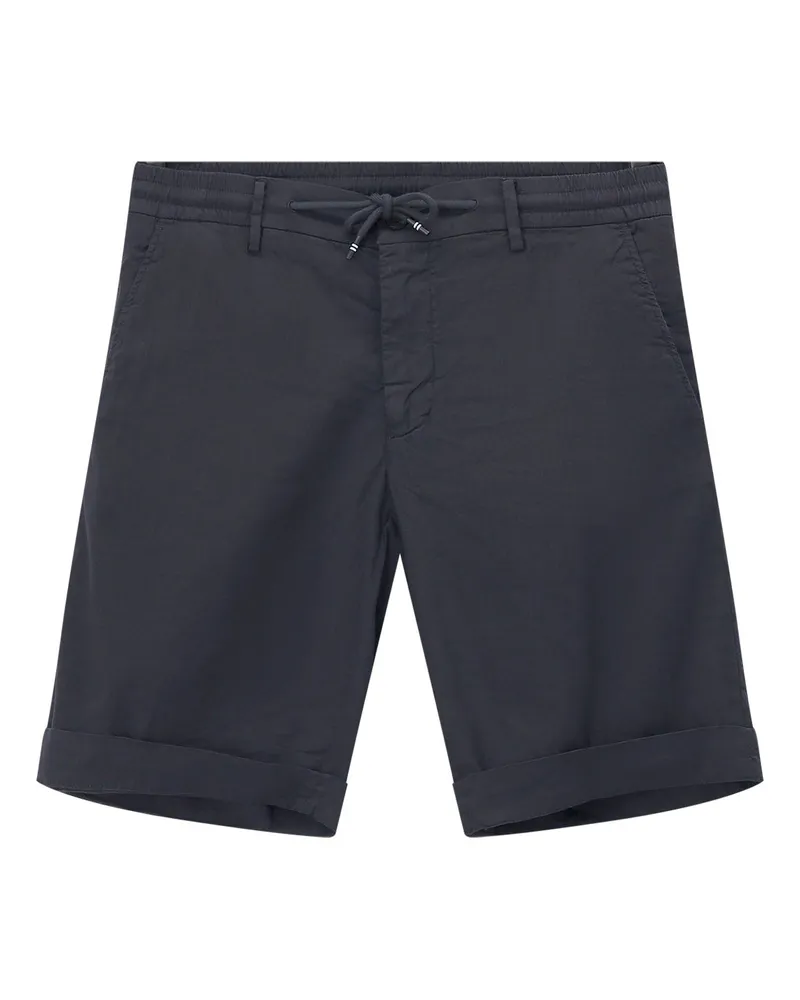 Mason's Bermudashorts aus Baumwolle & Leinen Schwarz