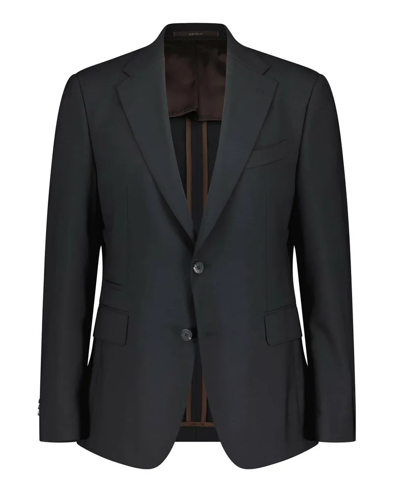 windsor. Sakko Sono aus Schurwolle Schwarz