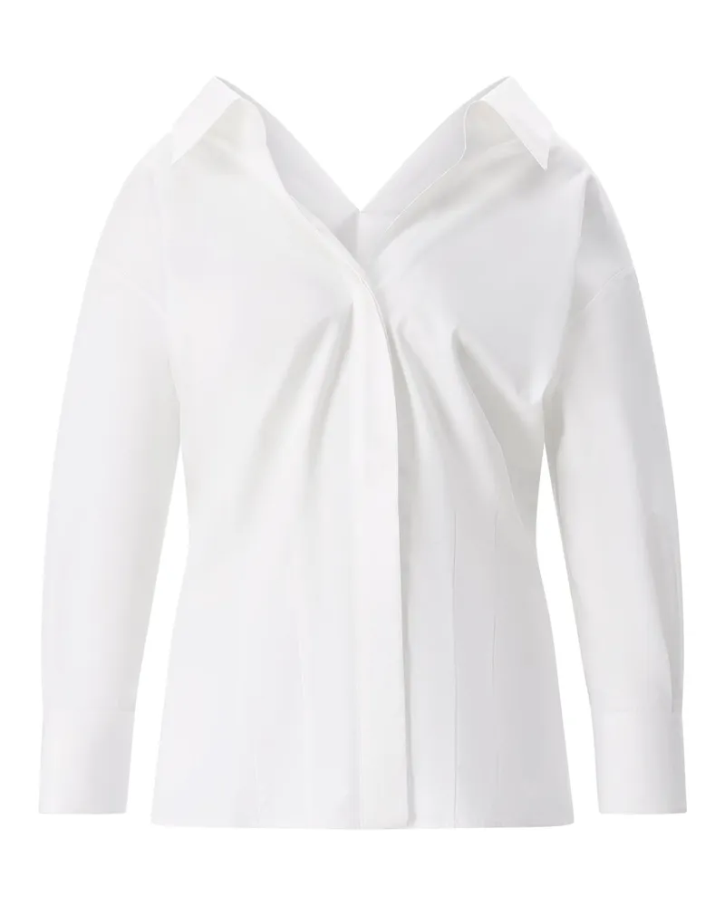 Givenchy Hemdbluse mit Rückenausschnitt Weiß