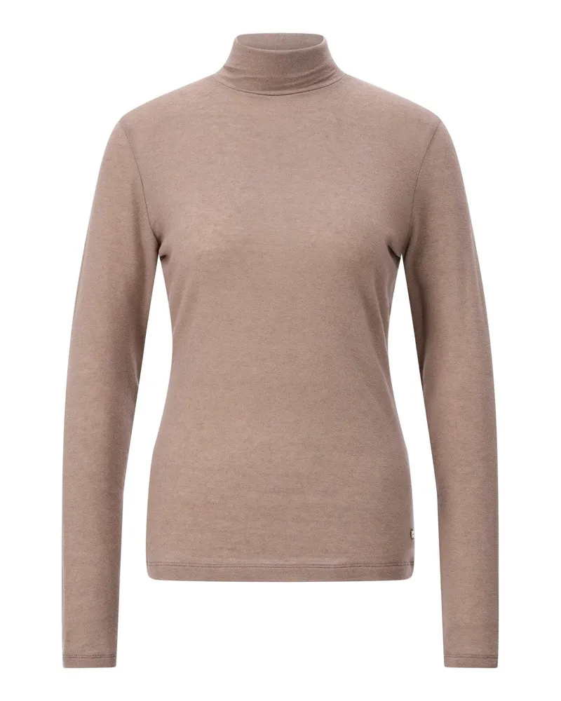 windsor. Rollkragenpullover aus Woll-Mix Braun