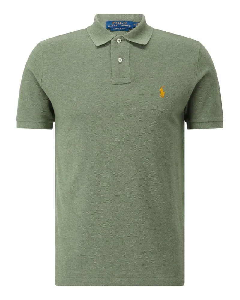 Ralph Lauren Custom Slim-Fit Poloshirt Dunkelgrün