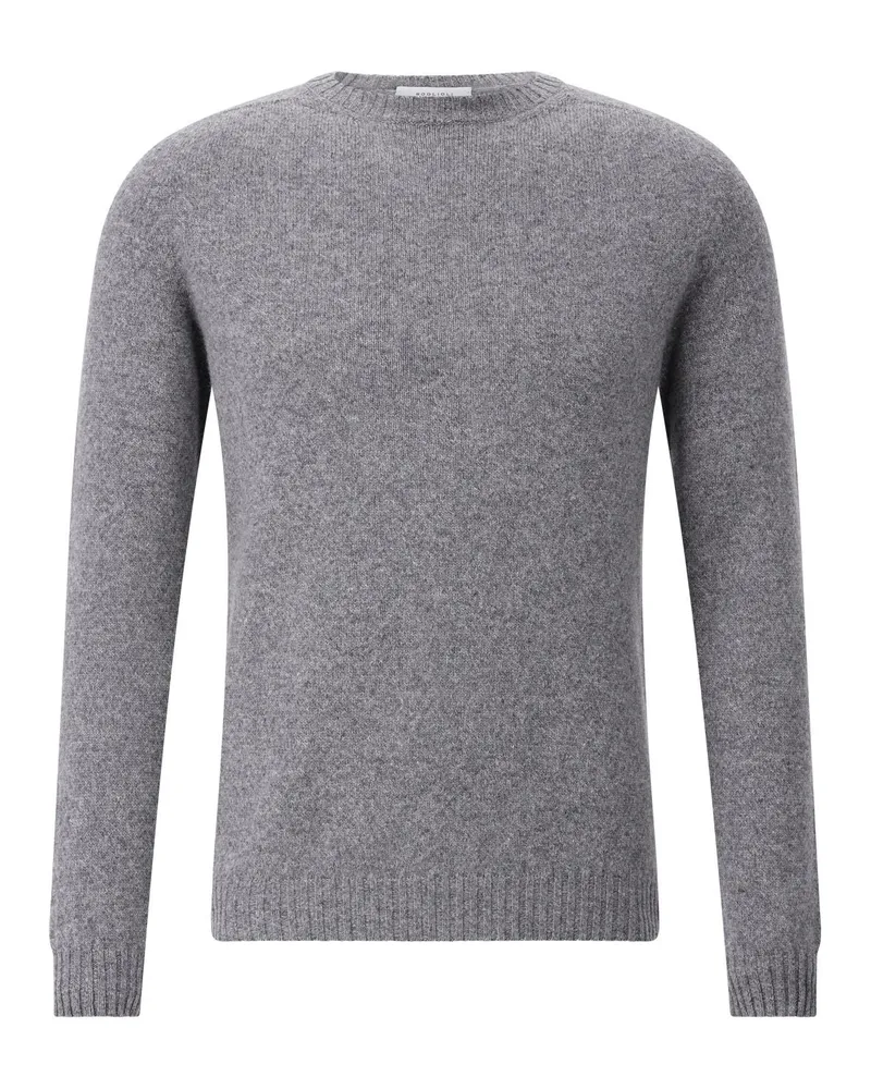 Boglioli Pullover aus Wolle & Kaschmir Grau