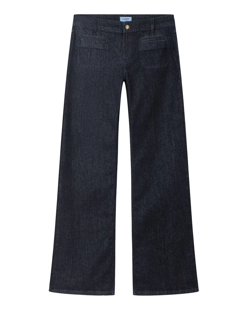 Cambio Wide-Fit Jeans Tess Dunkelblau