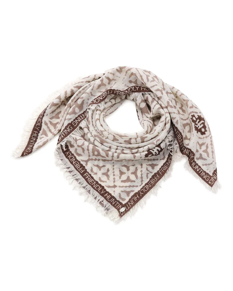 Friendly Hunting Tuch Eyes of Marakesh aus Kaschmir Beige