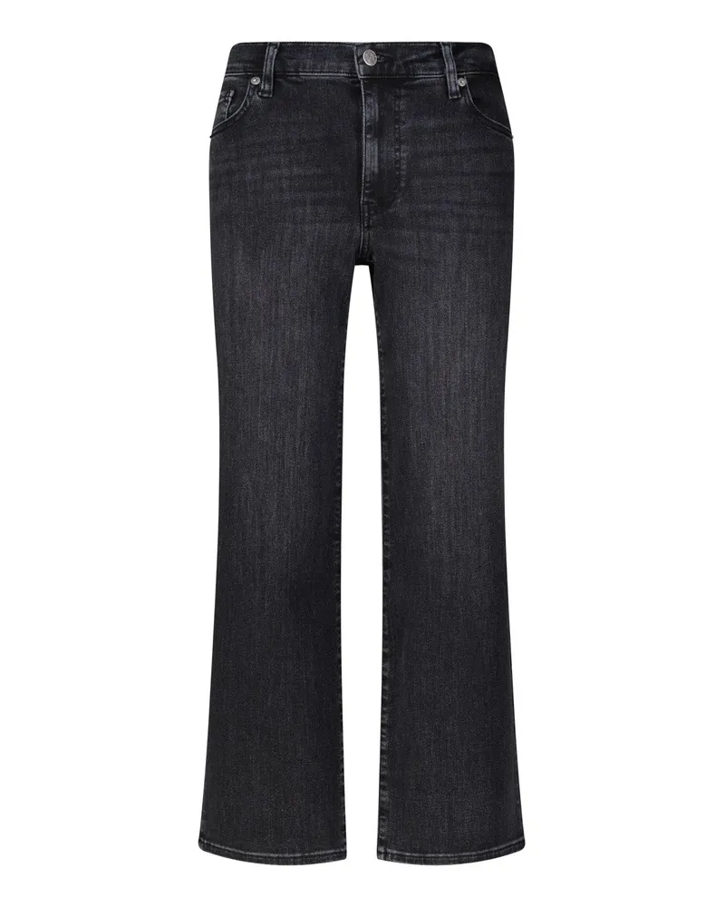 Frame Denim Wide-Leg Jeans The Mellow Anthrazit