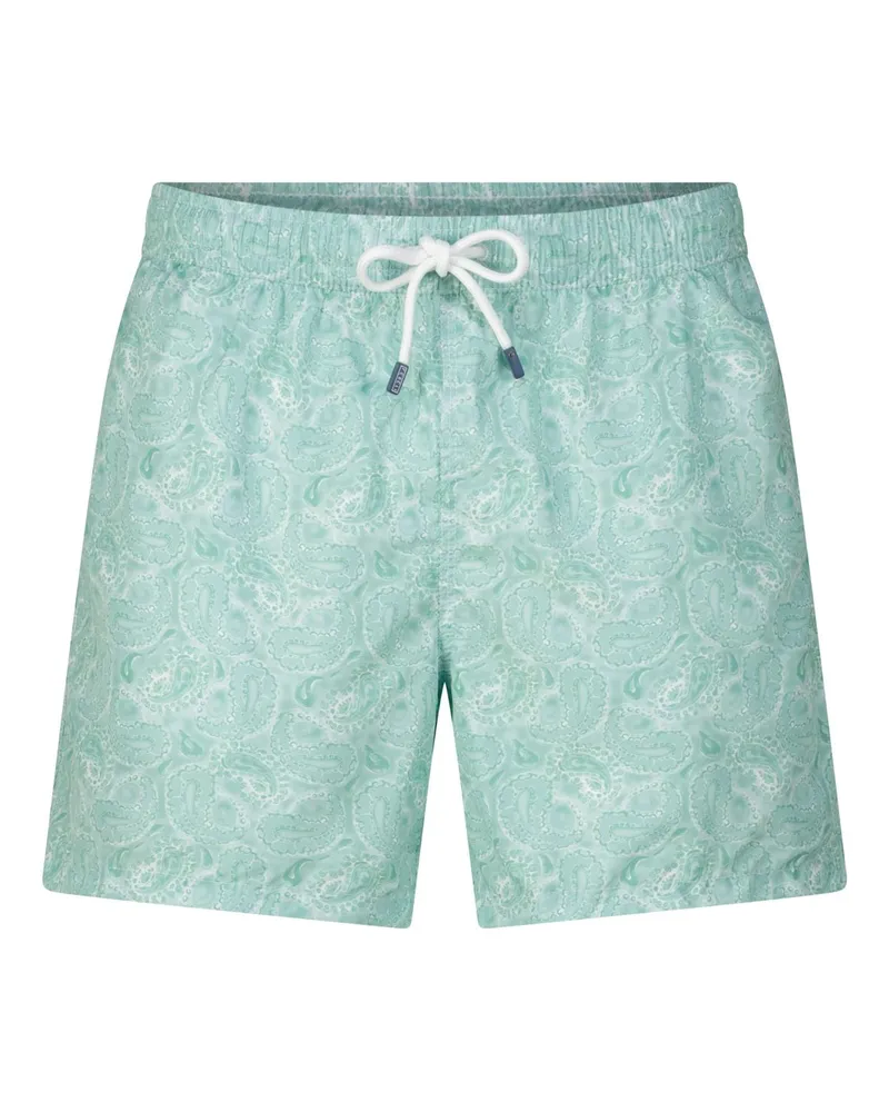 Fedeli Badeshorts mit Muster Hellgrün