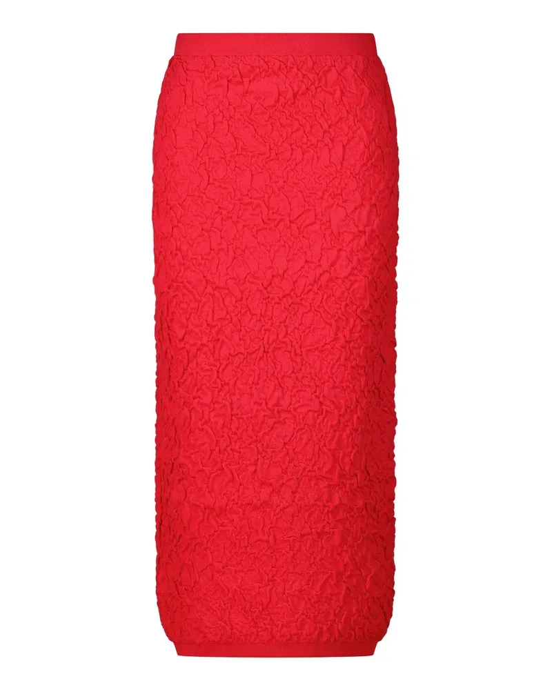Fabiana Filippi Midirock aus Wolle Rot