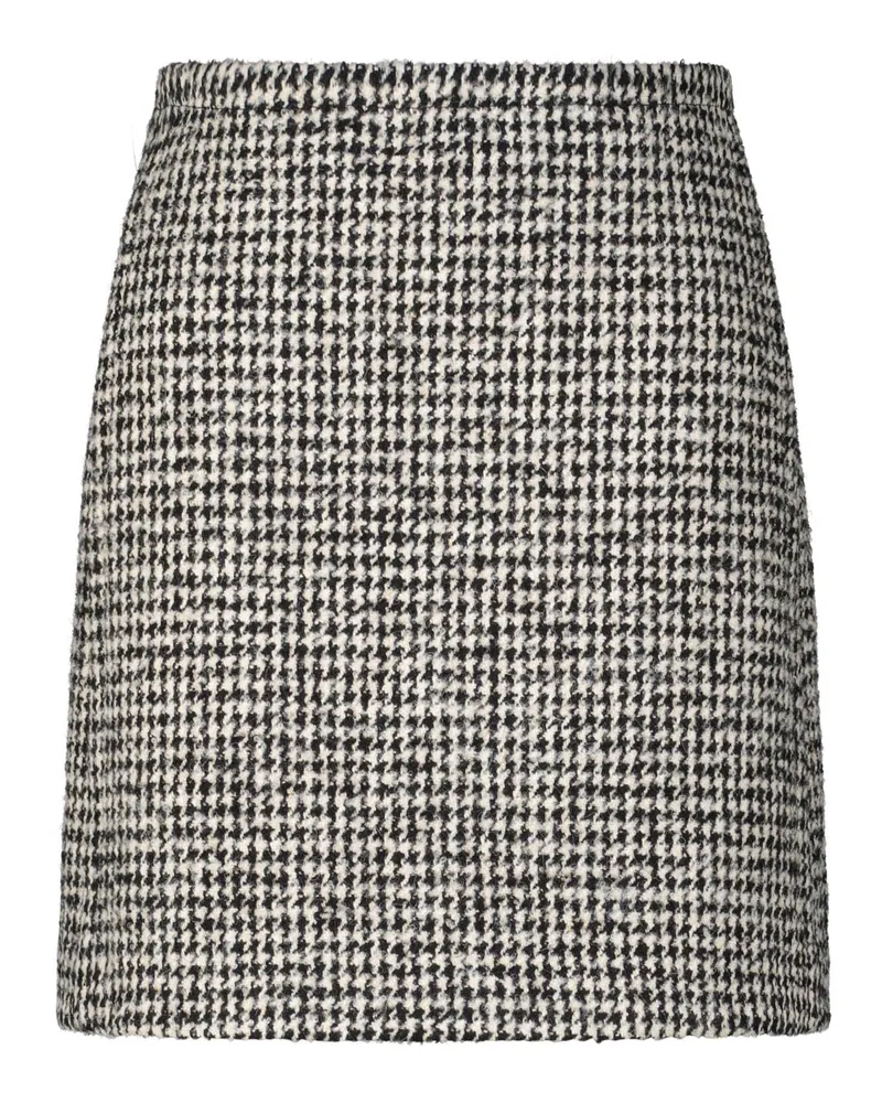 Max Mara Minirock Jim aus Wolle & Alpaka Schwarz