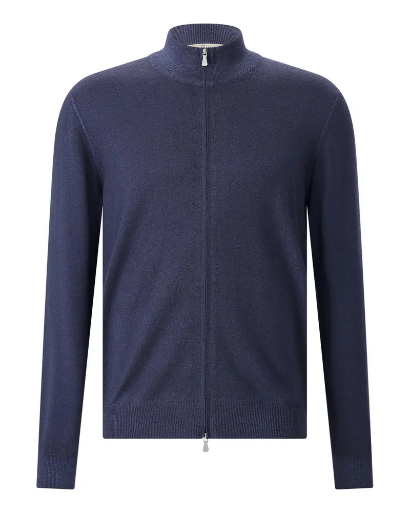Gran Sasso Strickjacke aus Schurwolle Navy
