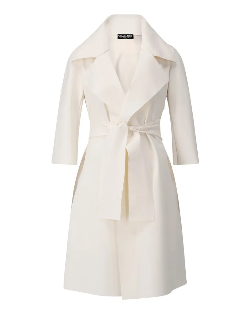 Chiara Boni Offener Mantel Saveria Creme