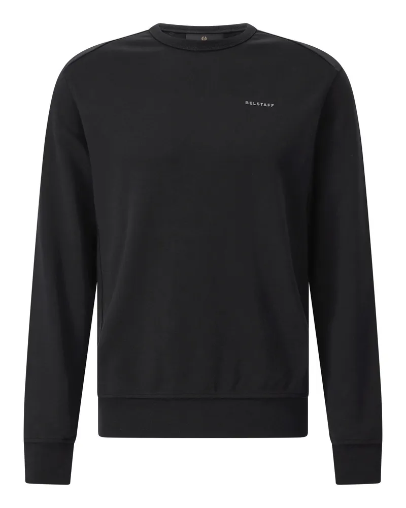 Belstaff Sweatshirt mit Logo Schwarz