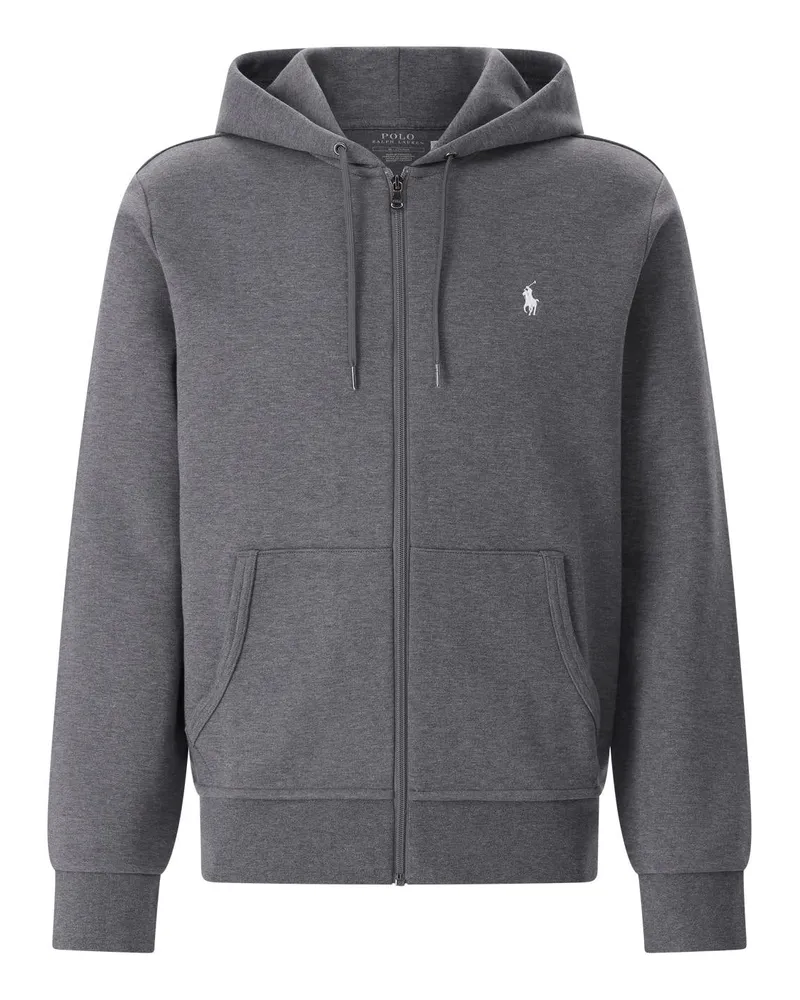 Ralph Lauren Sweatjacke mit Logo Dunkelgrau