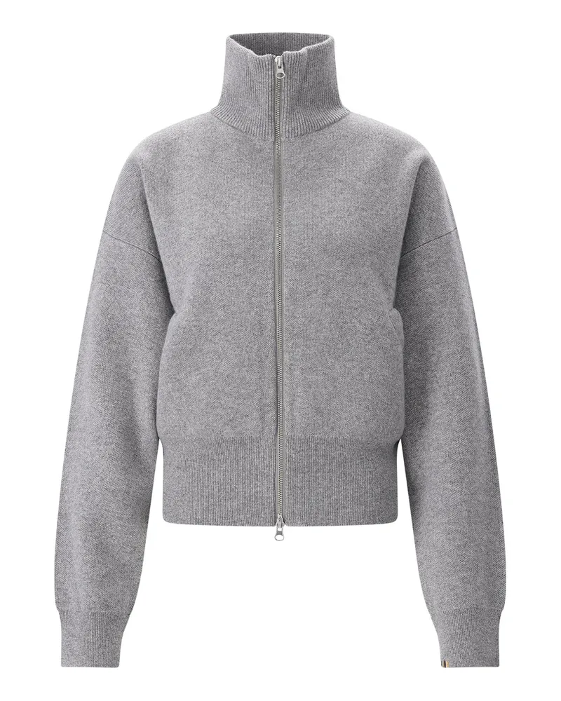 extreme cashmere Strickjacke Xtra Cute aus Kaschmir Grau